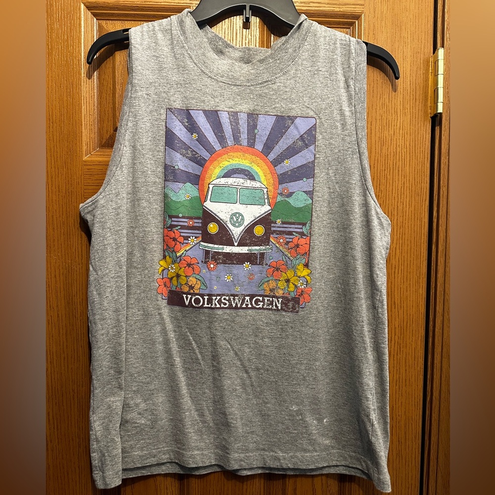 VW Merchandise Gray Muscle T-Shirt - Size Medium